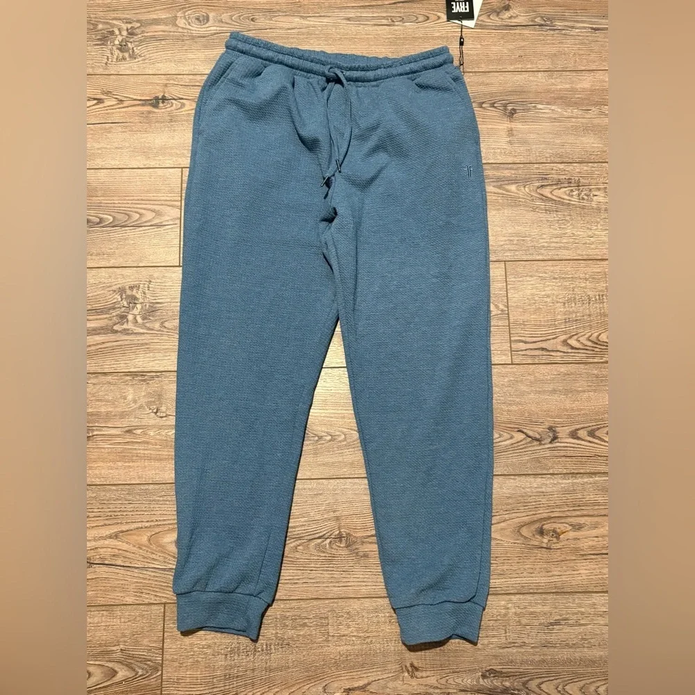 Frye nwt men’s large navy donegal jogger pants